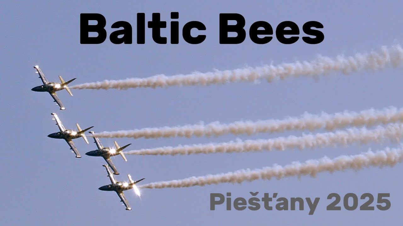 BALTIC BEES | 4x Aero L-39C Albatros | 4K | Festival letectva Pie&scaron;ťany 2025