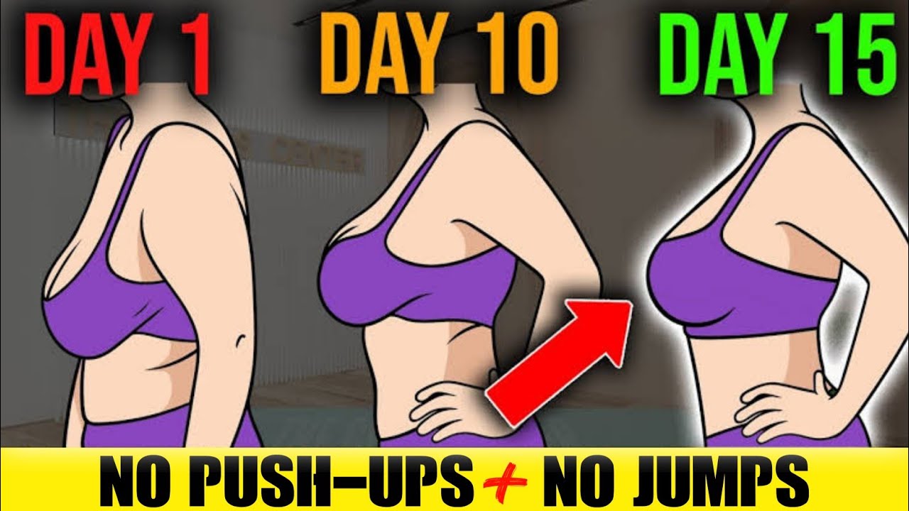 Increase Your Breasts at Home Workout: No Equipment Needed || Home Workout 🏋️ 