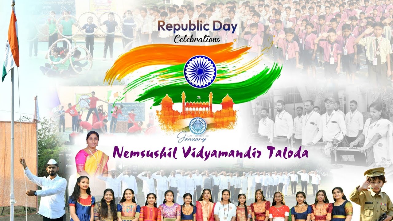 Celebrating India’s Republic Day 2k25  Nemsushil Vidyamandir Highlights