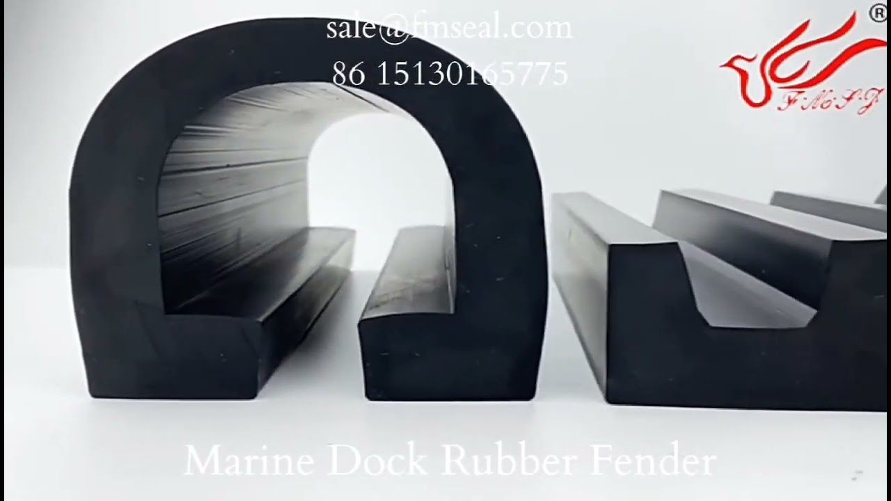 Marine Rubber Fender Dock Edge Bumper Boat Gunwale Rubber Seal Strip