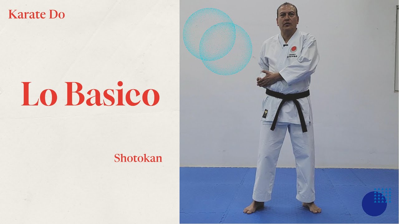 Lo Basico. Saludo, Zuki, Hikite. Karate Do.