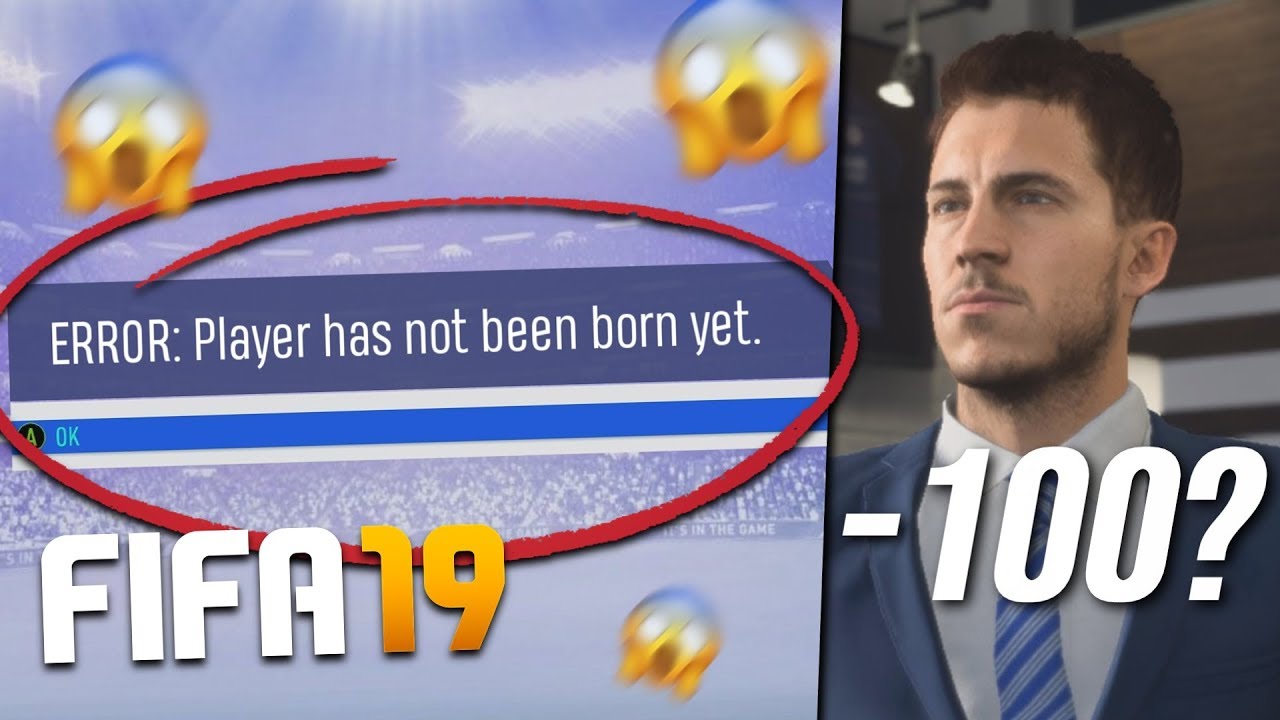WHAT HAPPENS WHEN A PLAYER HAS A NEGATIVE AGE IN FIFA 19?!