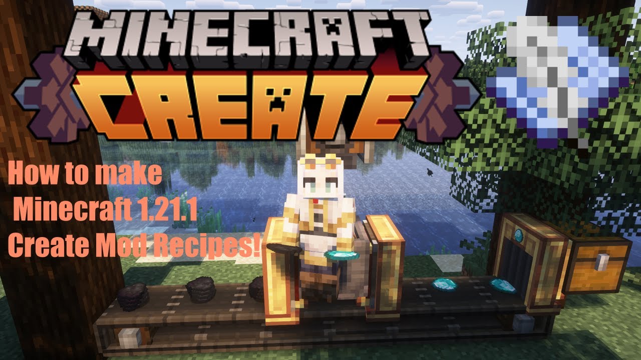 How to make custom recipes for Minecraft Java Create Mod (1.21.1)