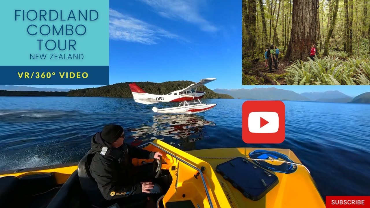 Fiordland Triple Combo - Scenic Flight, Jet boating, Nature Walk