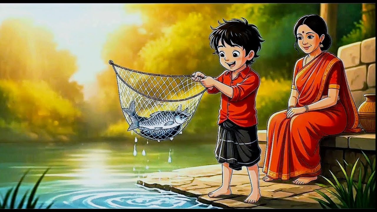 A Boy Woke Up Before Sunrise to Catch Fish for His Mother — This Moment Is Pure Love