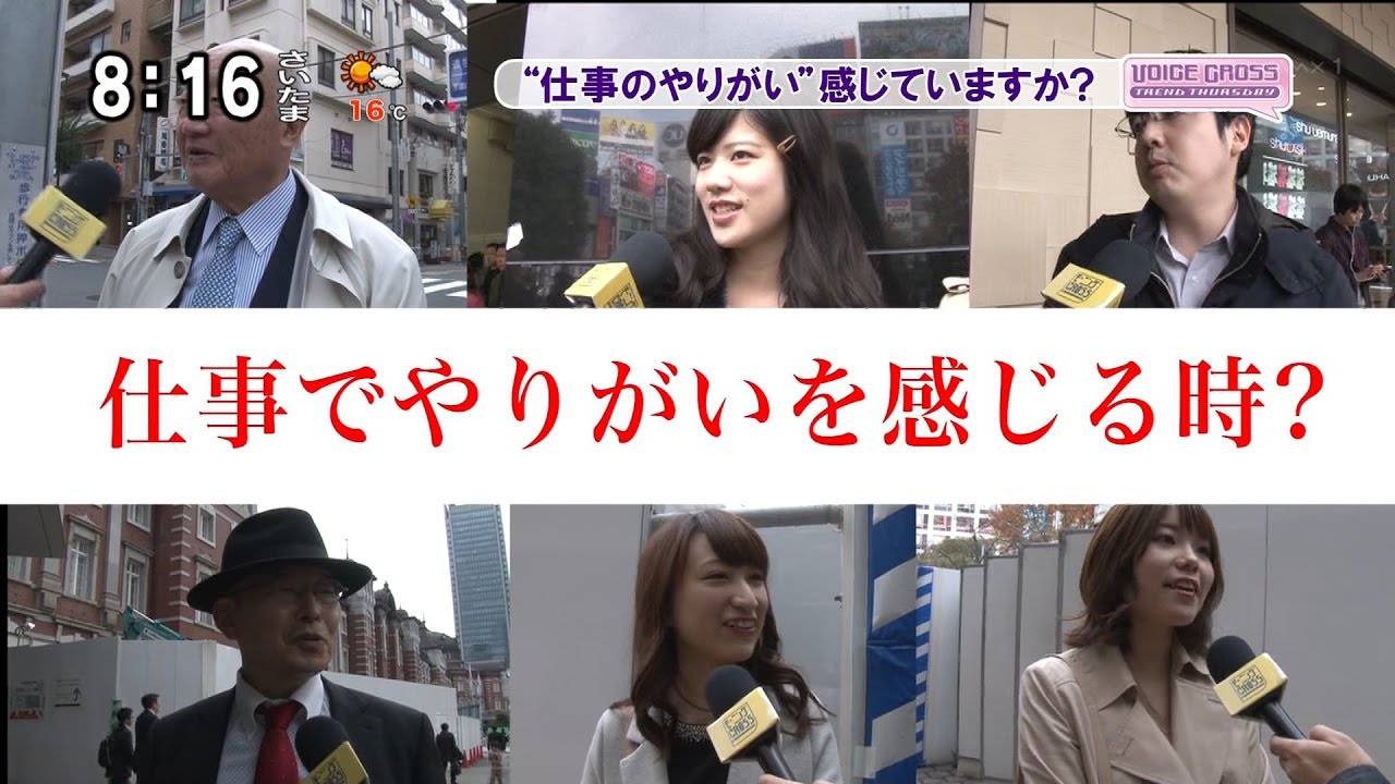 VOICE CROSS「&ldquo;仕事のやりがい&rdquo; 感じていますか？」 [モーニングCROSS]