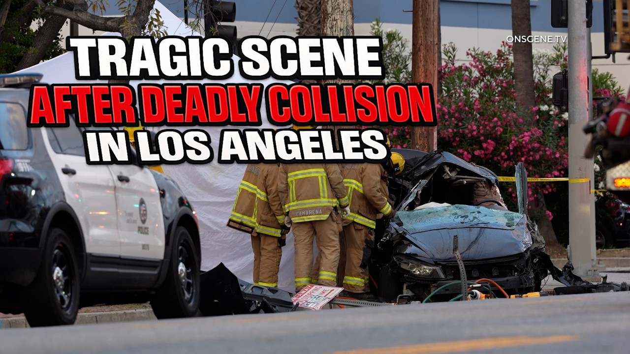 Tragic Scene After Deadly Collision In Los Angeles