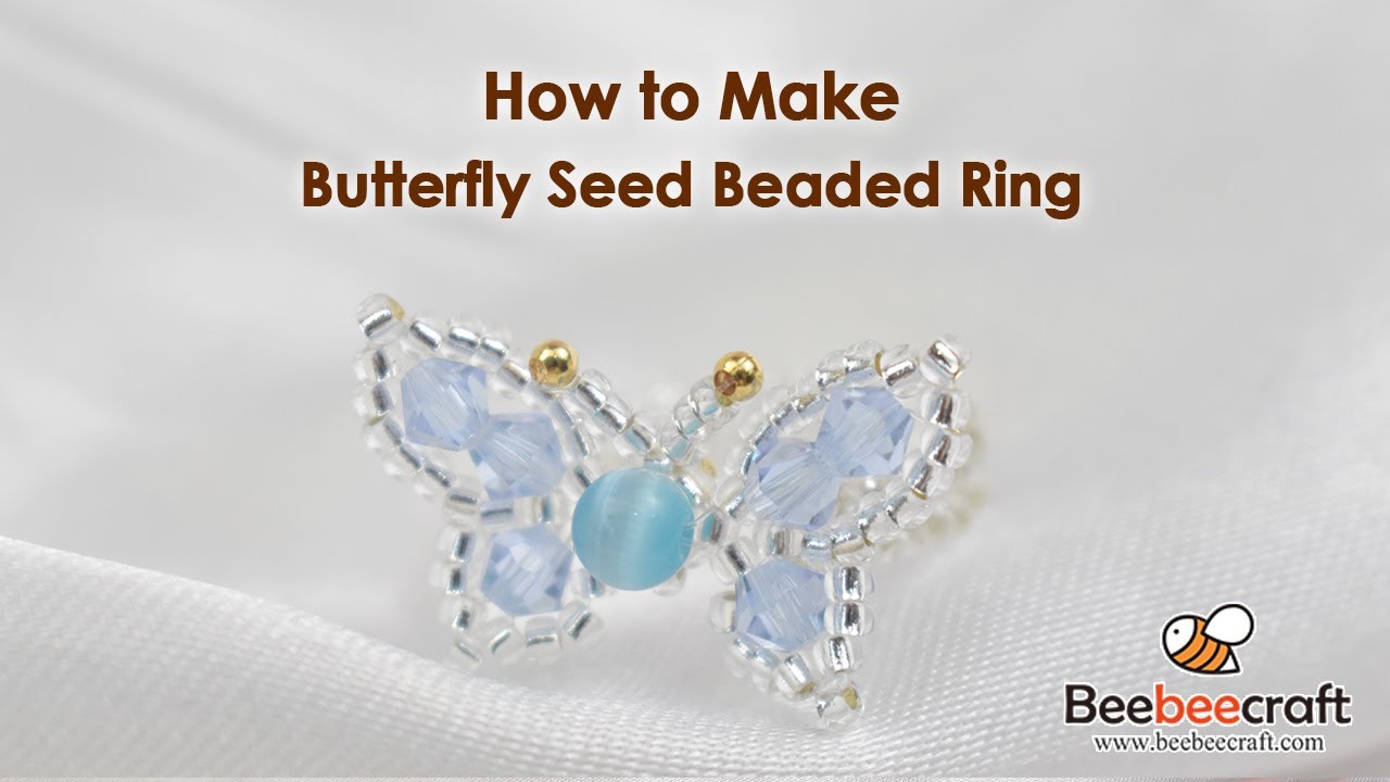 How to Make Butterfly Seed Beaded Ring