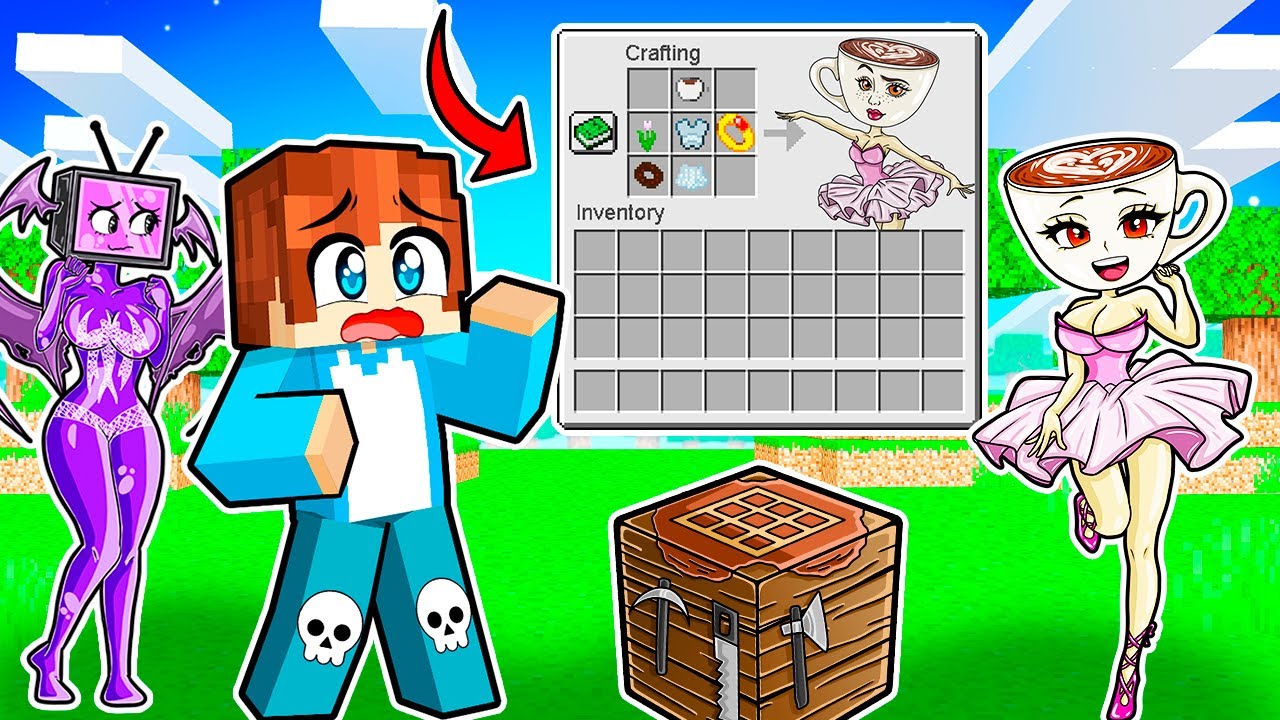 КАК СКРАФТИТЬ БАЛЕРИНУ КАПУЧИНО В МАЙНКРАФТ! КРАСЯ СЕКРЕТНІЙ КРАФТ BALLERINA CAPUCHINA MINECRAFT