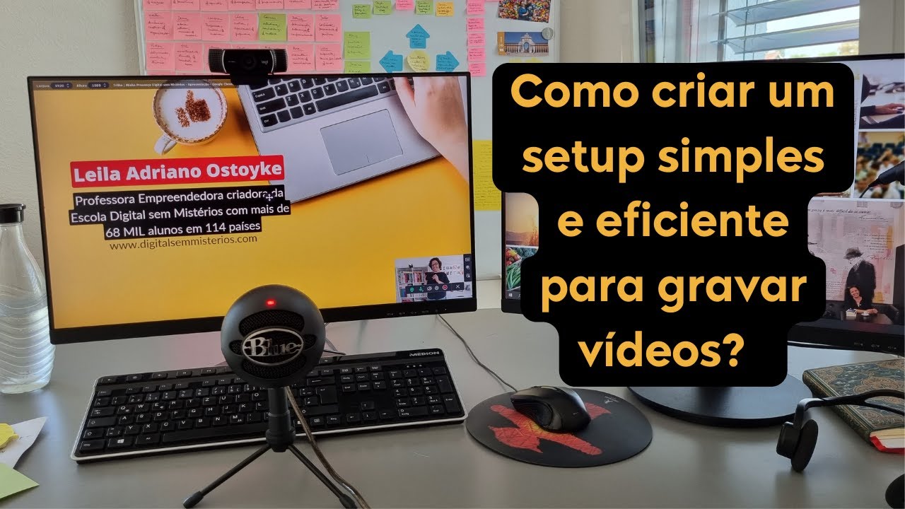 Como criar um setup simples e eficiente para gravar vídeos? | Masterclass Digital sem Mistérios