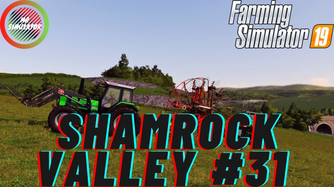 Farming simulator 2019 - Making hay bales - Shamrock valley - Timelapse #31