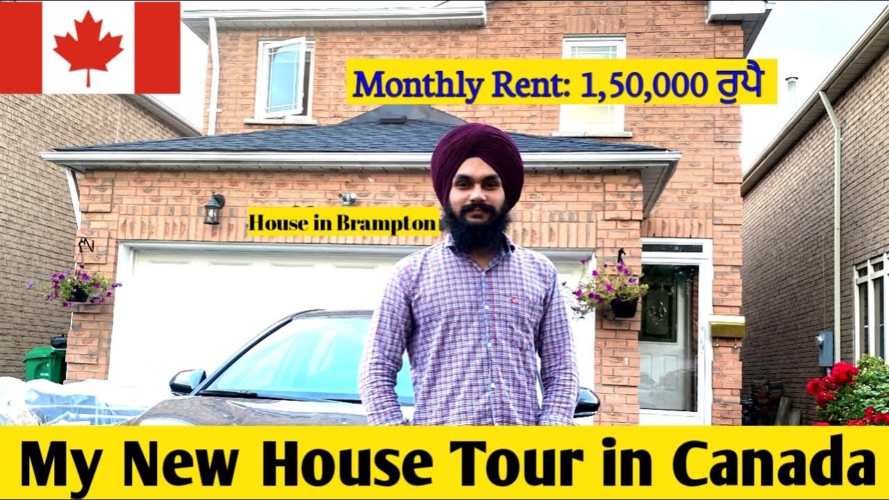 My New House Tour in Canada || 4 Bedroom House rent 150,000+ ||