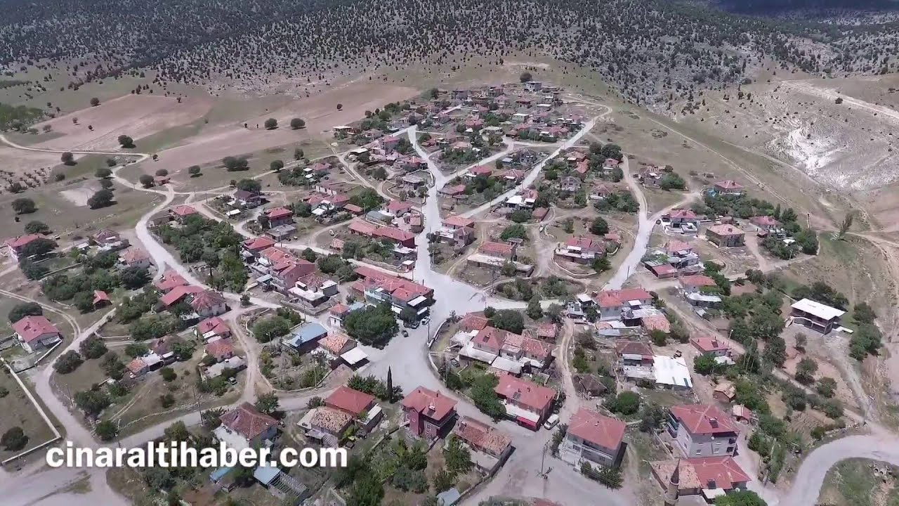 Taşevi köyü havadan görüntüleri