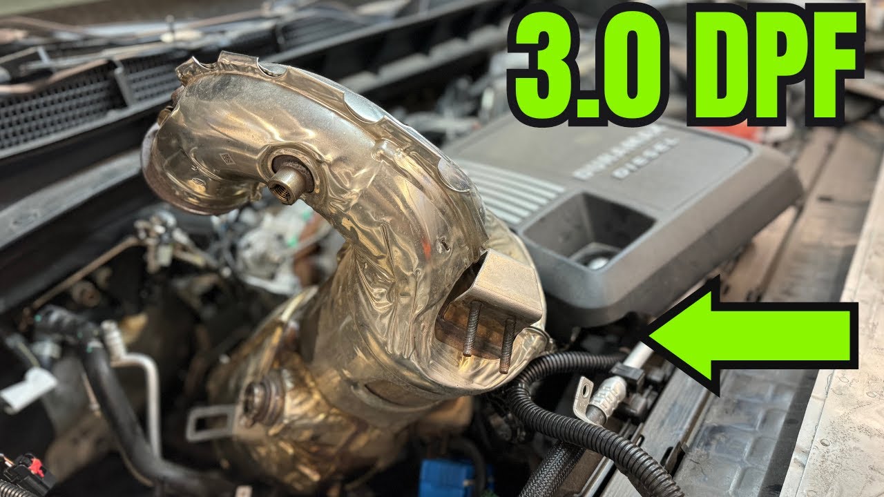 DPF Removal + Replace 3.0 Duramax Diesel new SCRF / NOX Filter