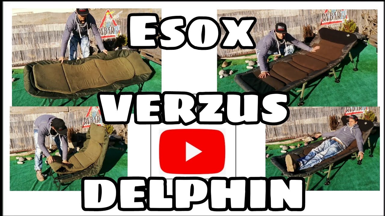 Delphin Flatlux verzus ESOX specialist bedchair, porovnanie lehátok, Majo Syro, Rybár ZV team