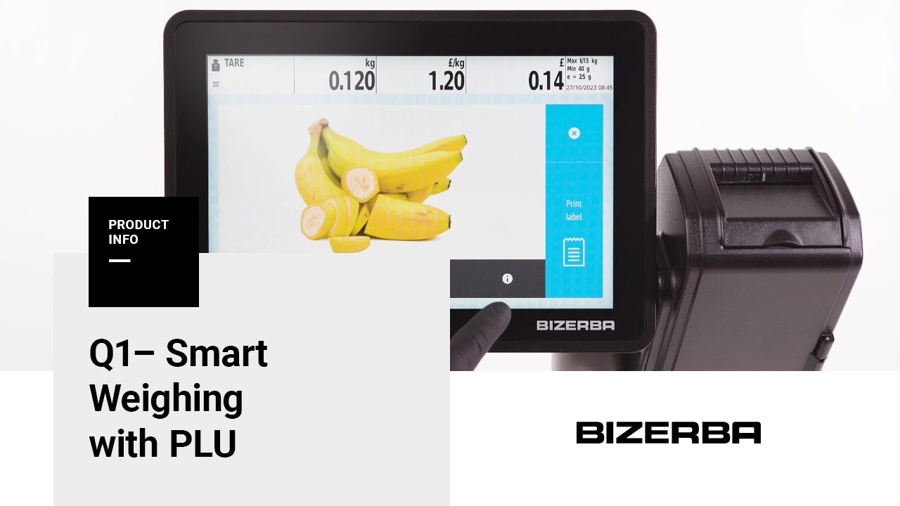 Smart Weighing with PLU – the Q1 800 Self-Service Scale