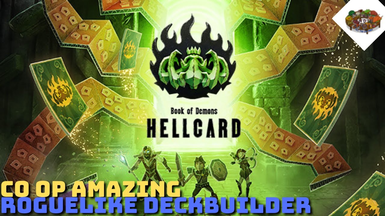 Co Op AMAZING Roguelike Deckbuilder | Book Of Demons: HELLCARD!