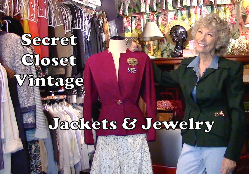 Get the Look: Secret Closet Vintage--1940’s Jackets and Jewelry!
