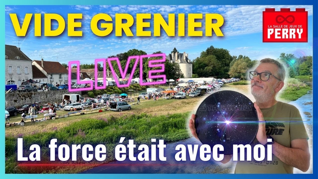 #145 - VIDE GRENIER LIVE dans une lointaine galaxie, jeux vidéo, jouets, BD, Vinyles 😍🔘