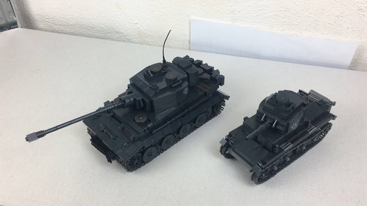 Tiger und 38(t) - BlueBrixx Pro - Kein Lego Panzer