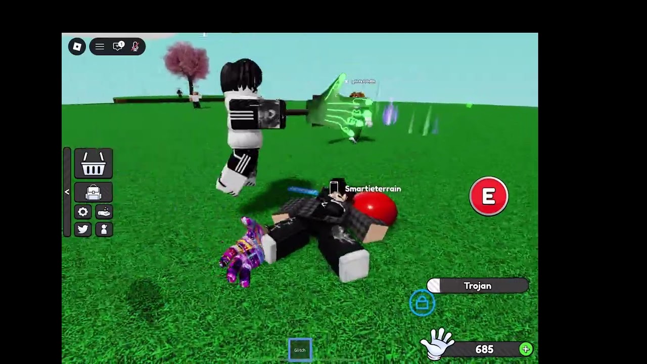 Playing slap battles until I get oofed