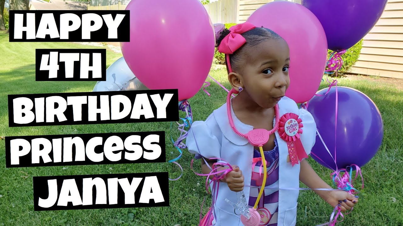 Happy 4th Birthday Princess Janiya!! Drive-Dy Car Parade
