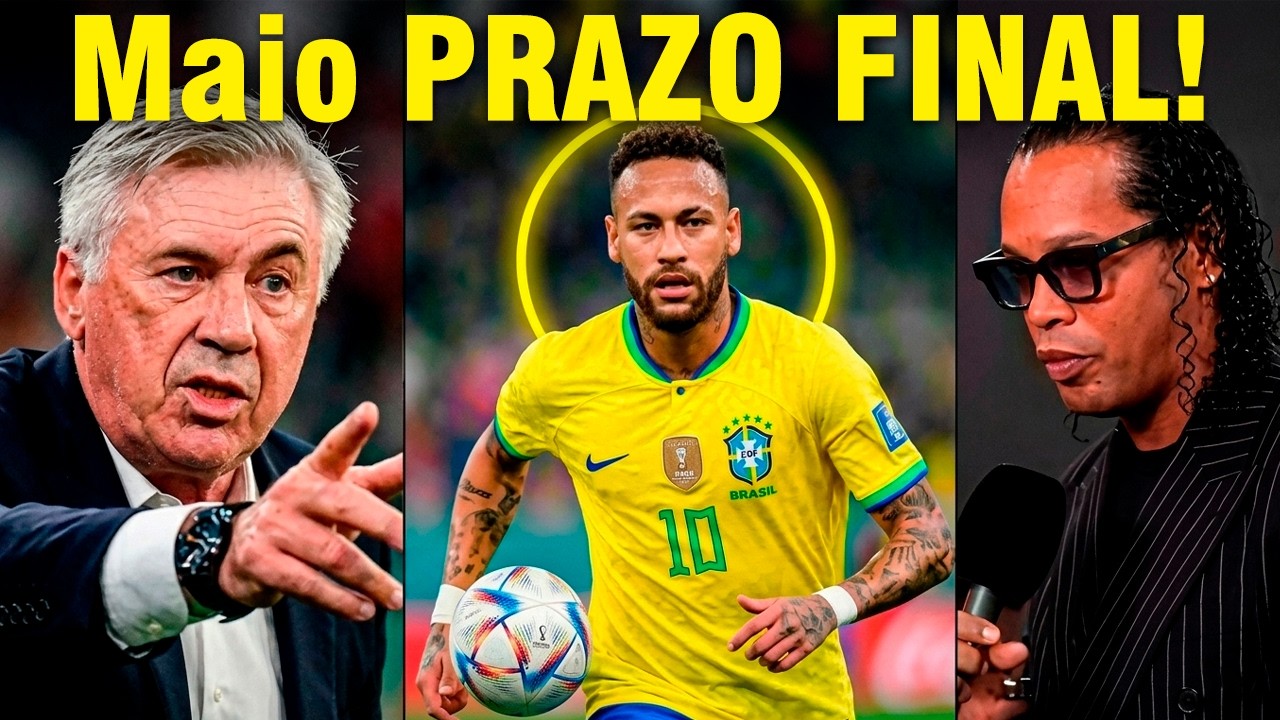 🚨 ANCELOTTI DETONA: 'Neymar 60%? FORA da Copa!' Ronaldinho REPLICA
