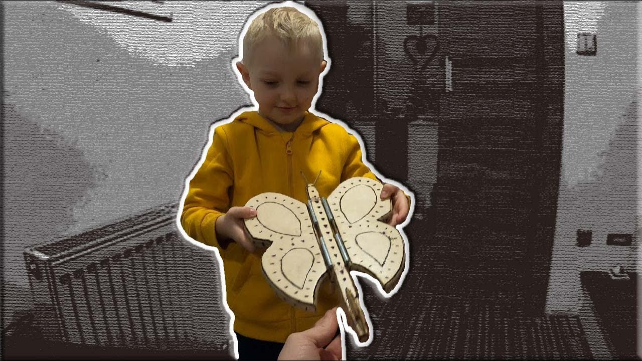Dřevěný motýl - Videonávod - Kutil Tom