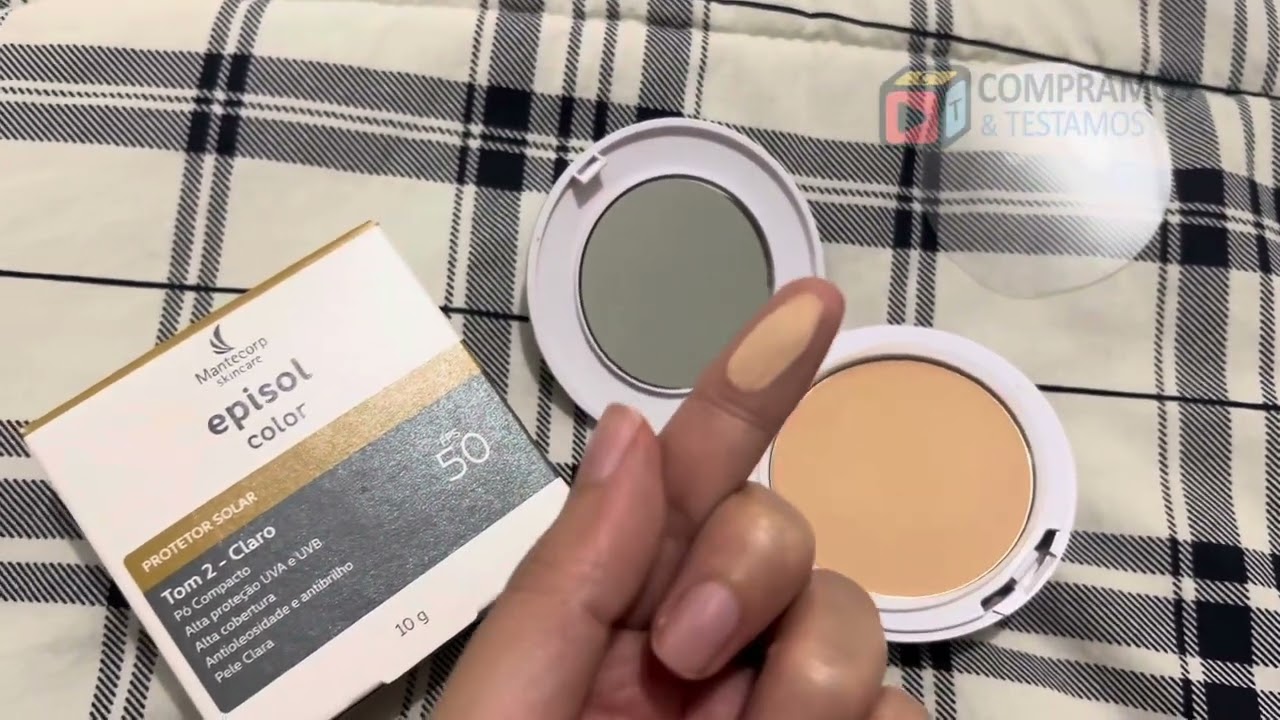 Protetor Solar Pó Compacto para Pele Oleosa Mantecorp Episol para | Minha Experiência Real!