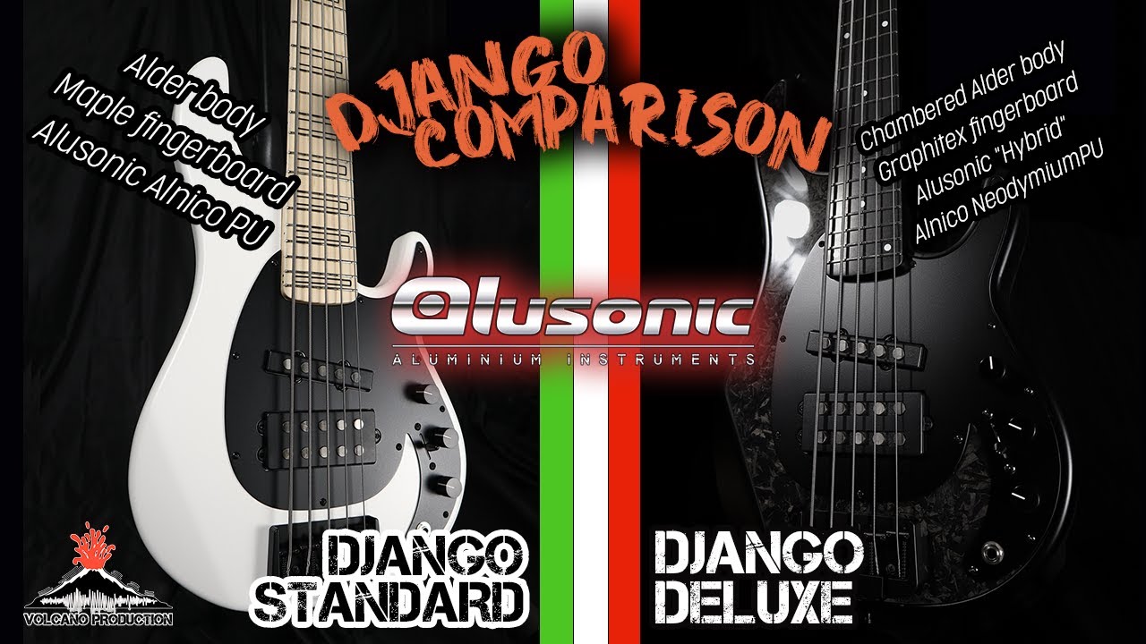 Alusonic Bass Django Comparison