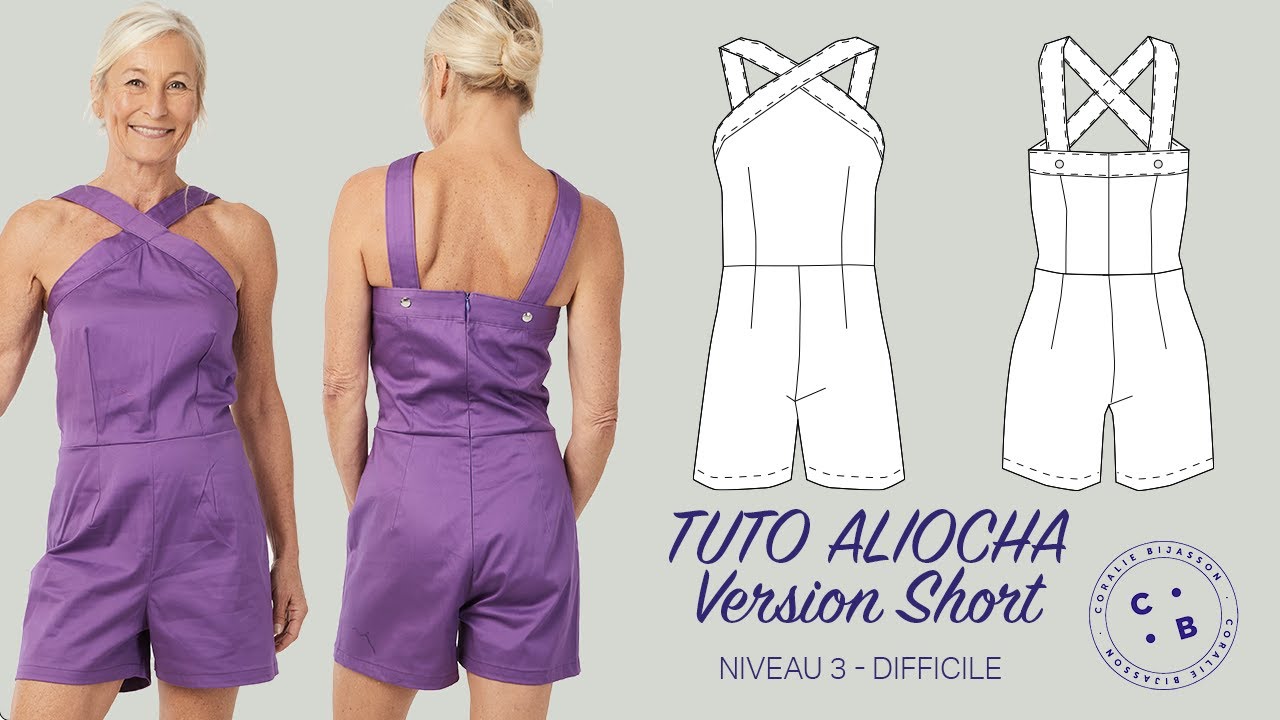Aliocha, le tutoriel pas à pas (version combi-short)