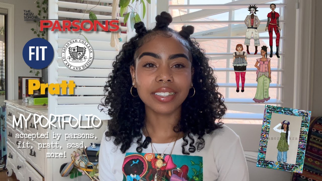my accepted fashion design portfolio (parsons, fit, pratt, scad, & more!)