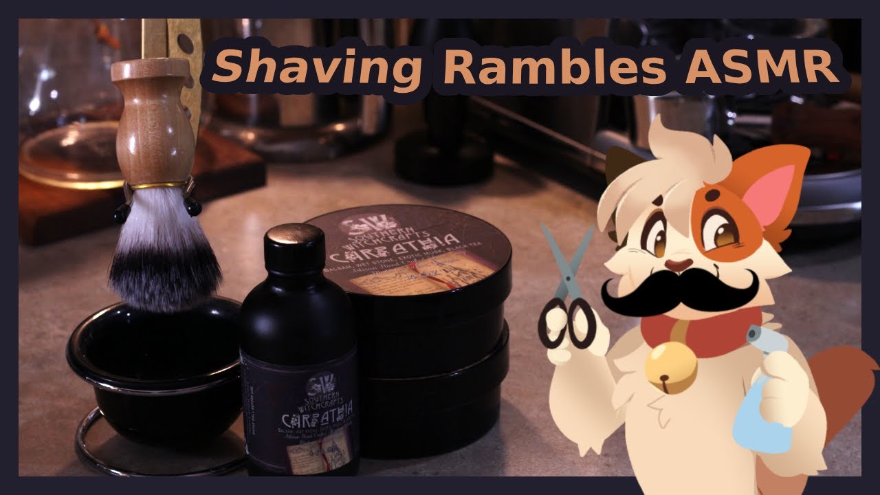 Shaving foam sounds from Southern Witchcraft soaps | Furry ASMR (talking)