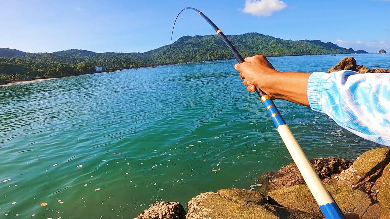 SPOT FAVORIT MANCING TEGEK DI AREA WISATA PINGGIRAN LAUT YANG BANYAK IKAN