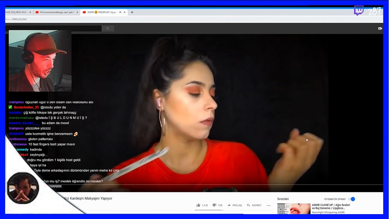 Yorekok ASMR Videolarını İzliyor