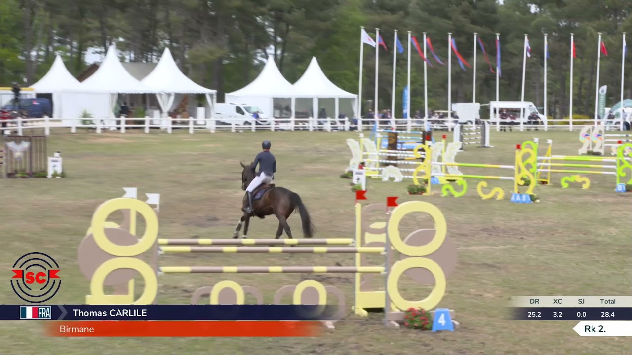 CCI4*-L de Saumur : Thomas Carlile & Birmane