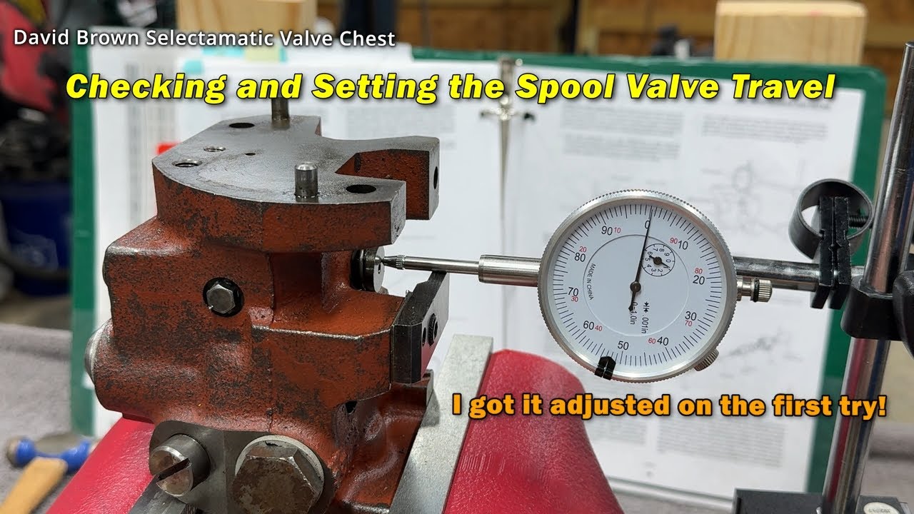Setting Spool Valve travel on Selectamatic Valve Chest | Group 1 Adjustment - David Brown 990#8