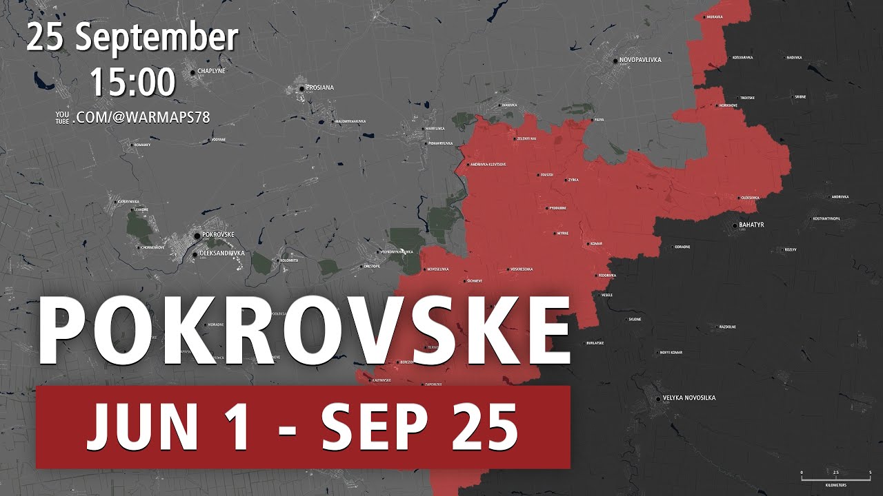 Russian Invasion of Ukraine: Pokrovske - Novopavlivka Offensive - Every Day [JUN 1 - SEP 25 2025]