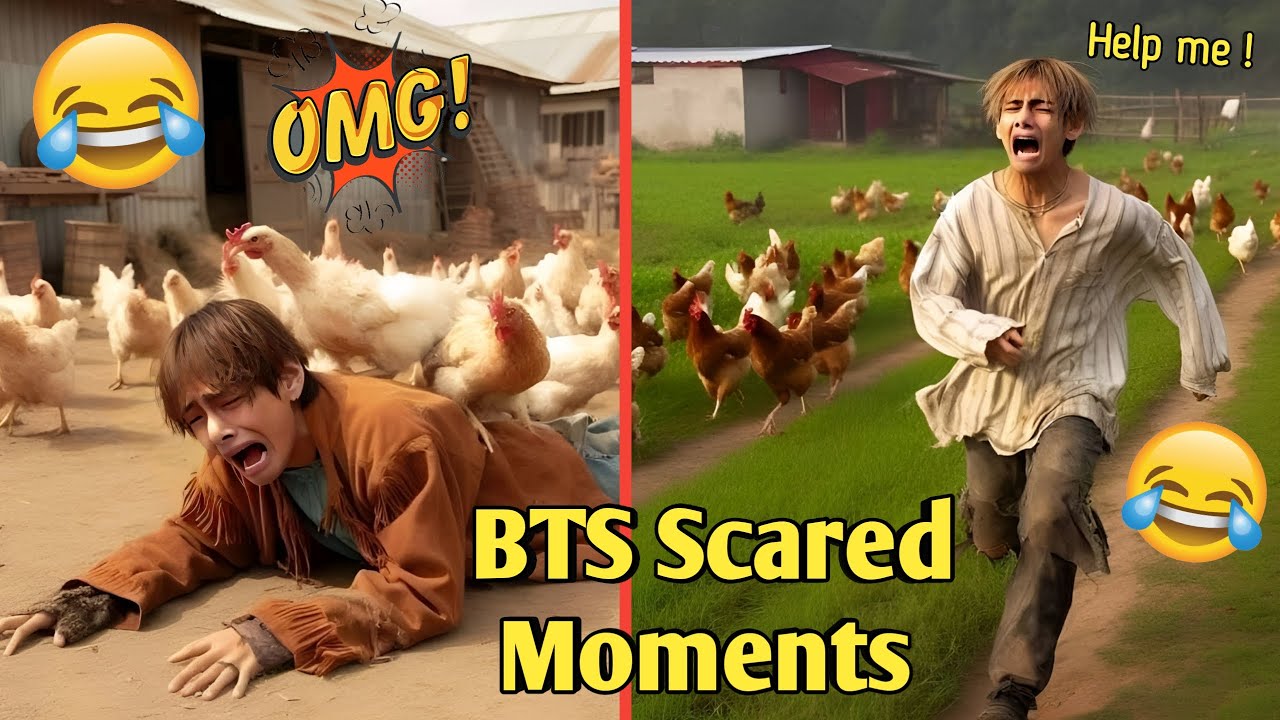 BTS Scared Moments (Страшные моменты)