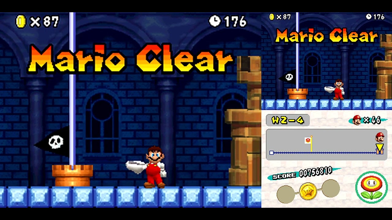 [hack 100%] New Super Mario Bros. F 2-4