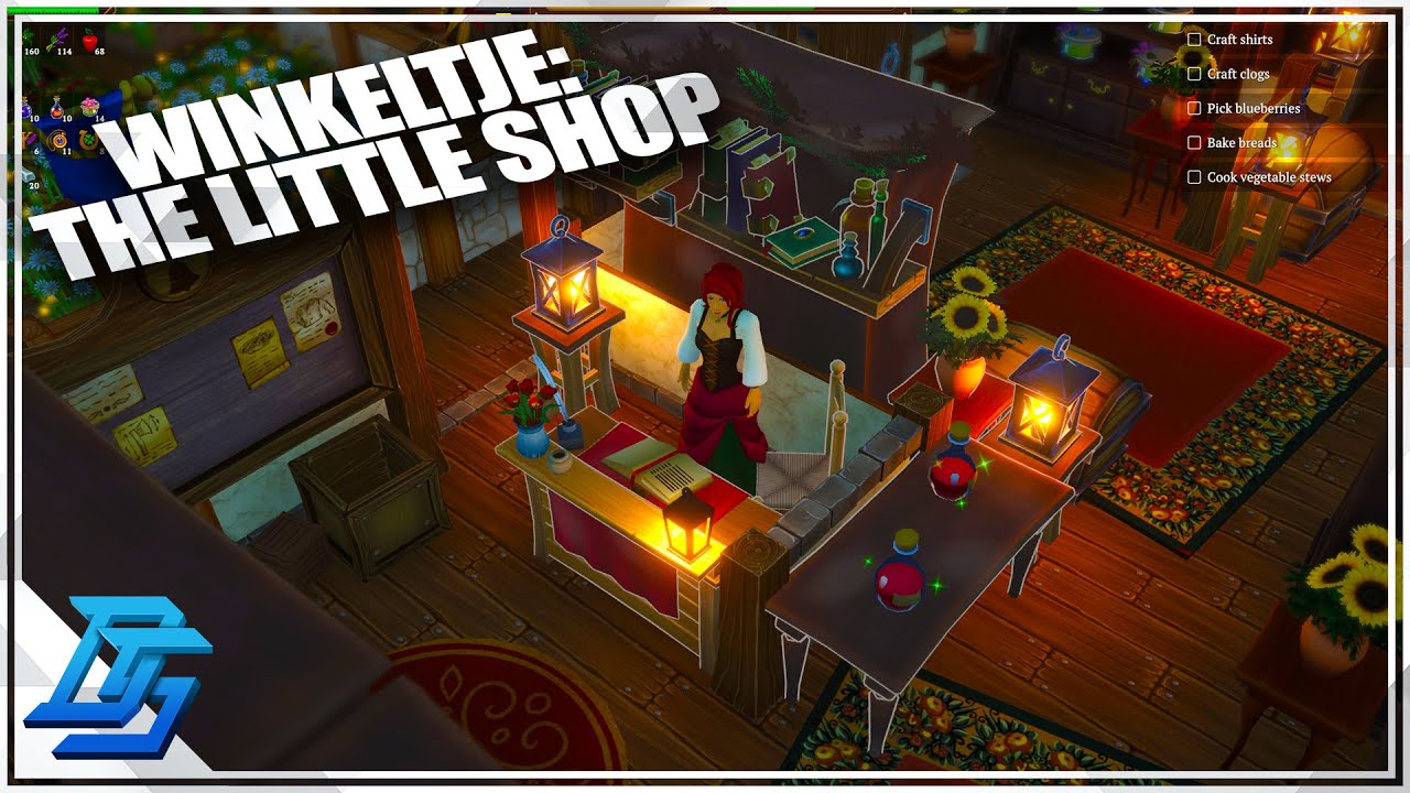 NEW SHOP MANAGEMENT SIMULATOR, I WILL BE RICH - Winkeltje: The Little Shop Gameplay - Part 1