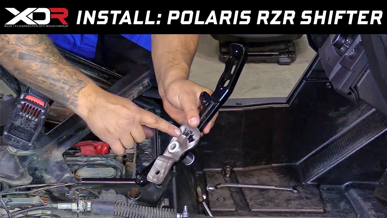 Install: 2014-18 Polaris RZR - XDR Off-Road Magnum Grip Gated Shifter 81151