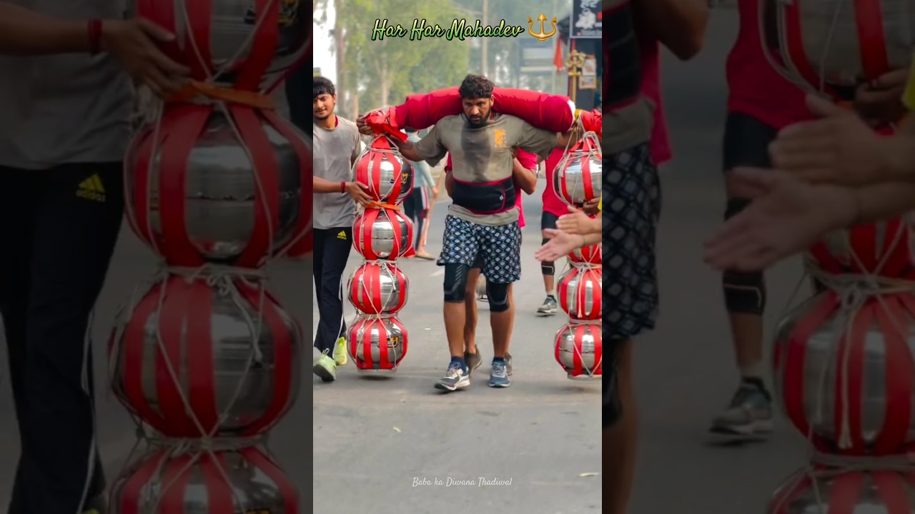 Bol Bam! 🔱 Bhole's devotees have started 🔥 Kawad Yatra 2025 🚩 #kawadyatra #kawadyatra2025 #bholenath