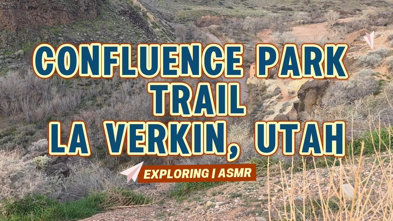 ASMR Nature Walk at Confluence Trail | River Sounds & Peaceful Footsteps | La Verkin, Utah