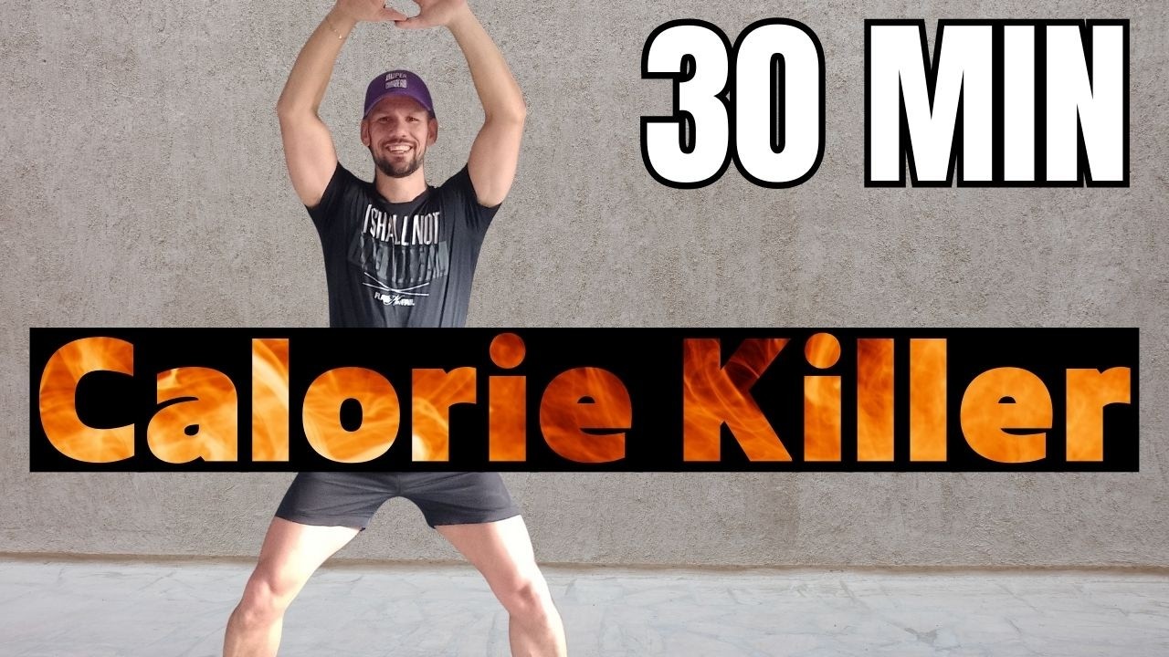 30 MIN CALORIE KILLER HIIT WORKOUT FULL BODY - ALL STANDING - No Equipment, No Repeats