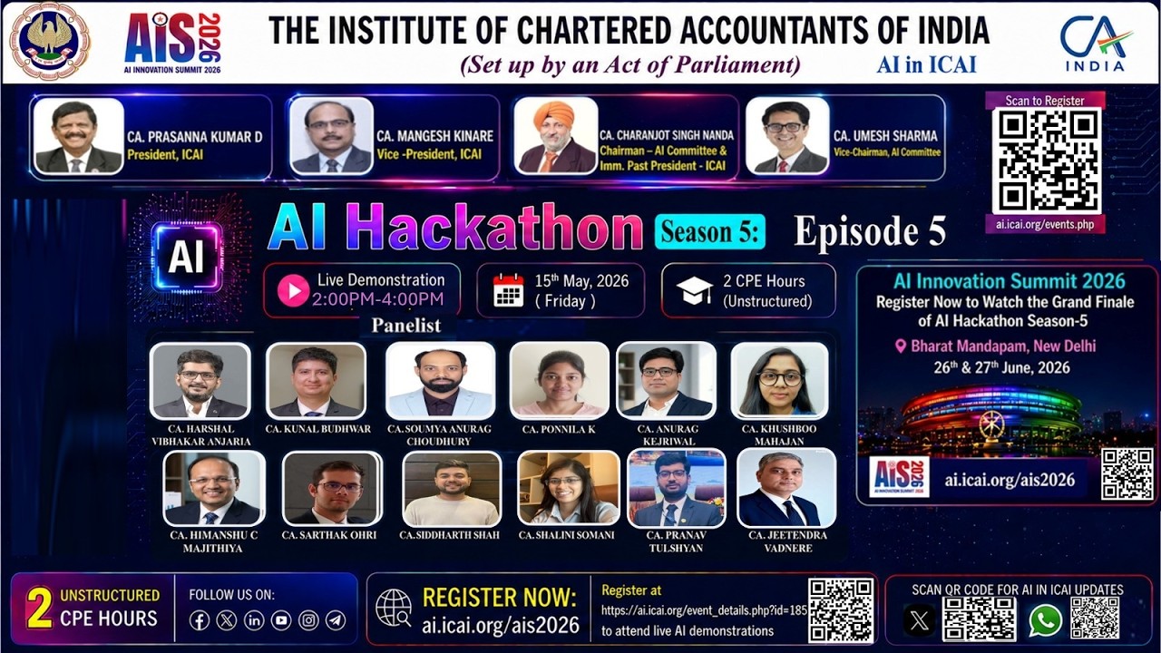 AI Hackathon Season 5 Episode 5: Live Demonstration on AI use cases