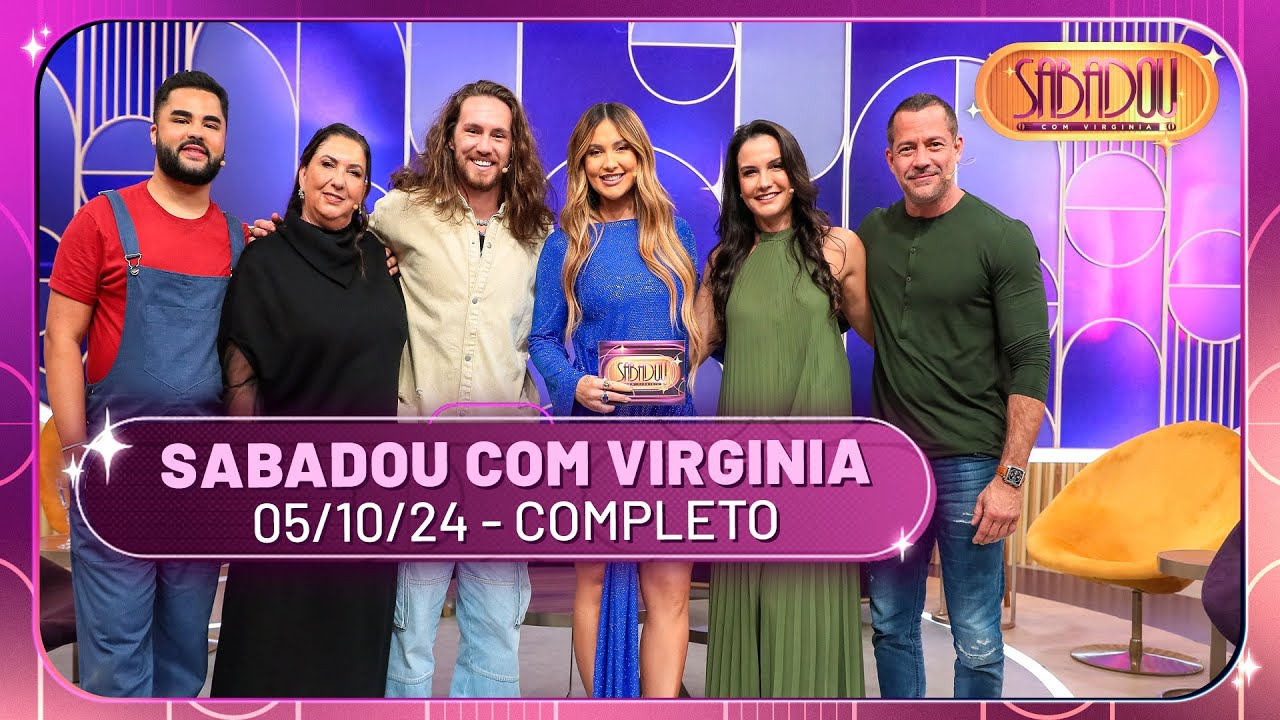 Sabadou recebe Malvino Salvador, Kyra Gracie e Vitor Kley | Sabadou com Virginia (05/10/24)