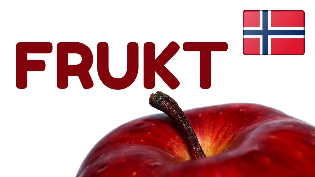 🍎 Las Frutas en Noruego | Learn Norwegian