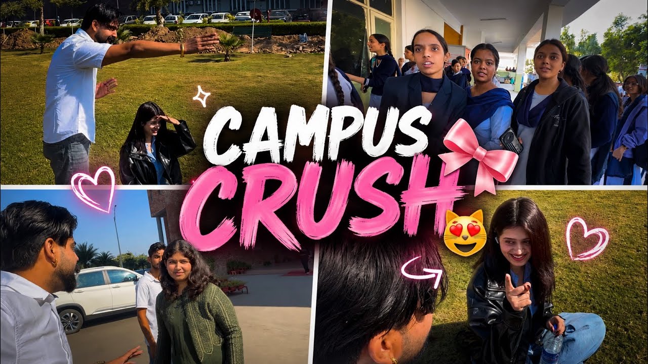 😱 Campus Crush Reveal 😻 | CGC university Mohali | Viral Hood 