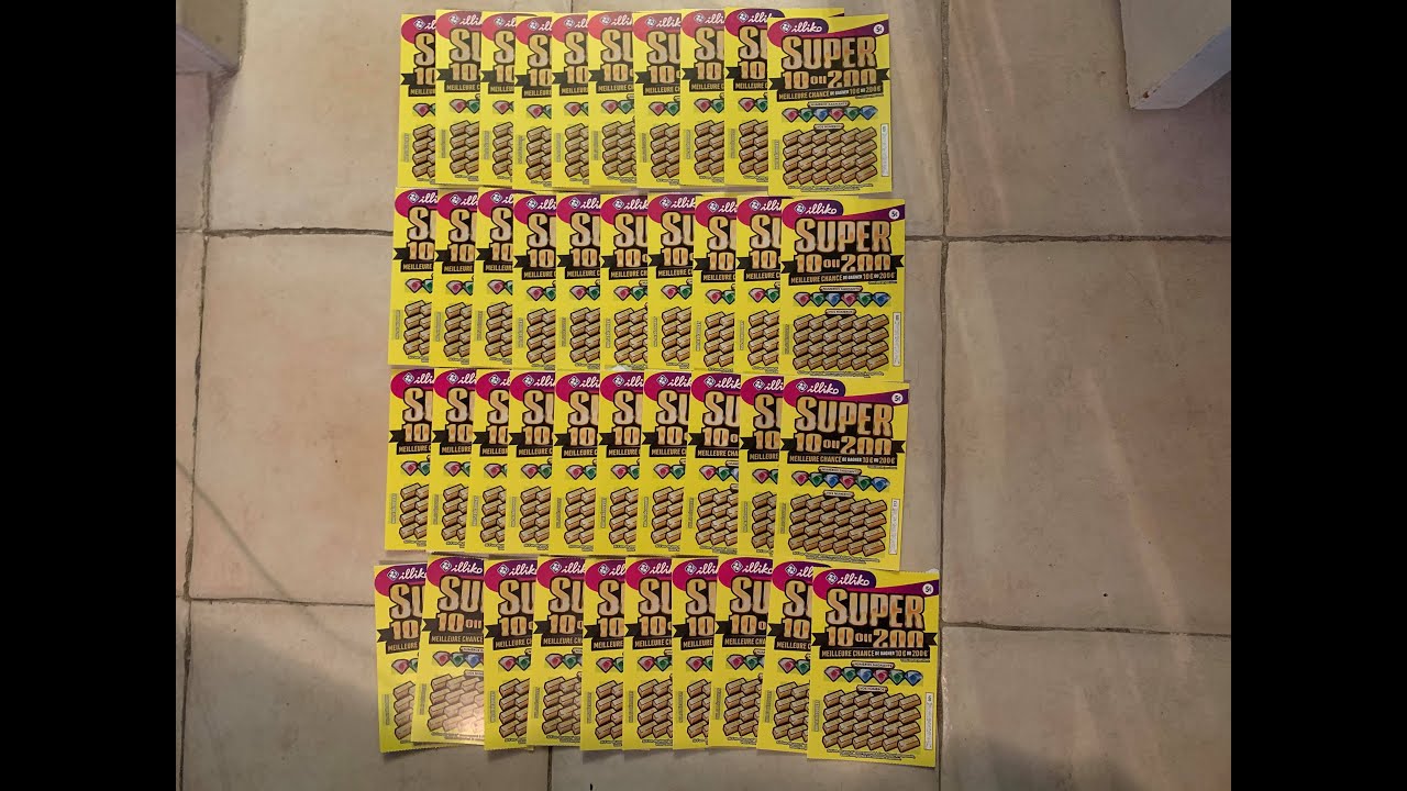 On gratte pour 200€ de SUPER 10 ou 200 (4 tickets de 10 tabacs différents) -  8000 ABONNES